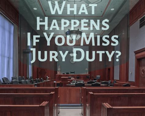 Most of the time, the instructions for doing this are. . What happens if you miss jury duty in ct